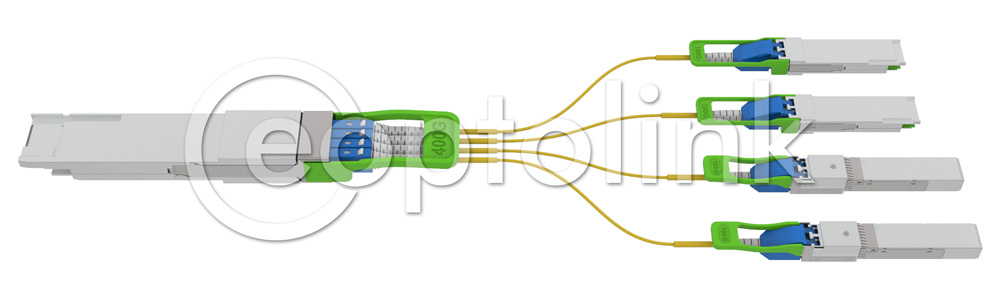 qsfp dd 400g breakout application